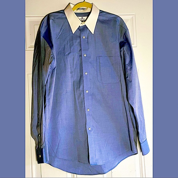 Bundle special Gold label-ENRO white collar button shirt - Picture 3 of 11